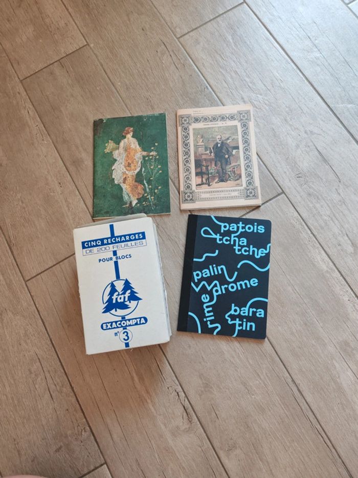 Lot papeterie exacompta et carnet de note