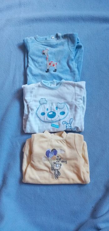 Lot de 3 pyjamas taille naissance