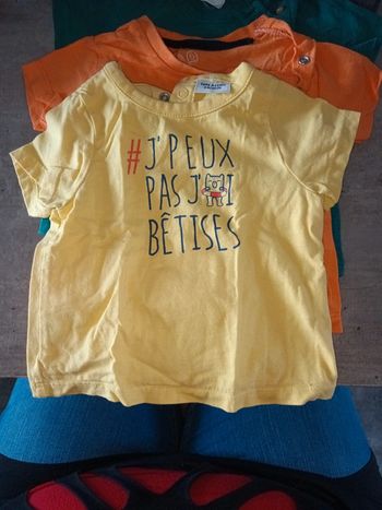 Lot 3 tshirt manche courte