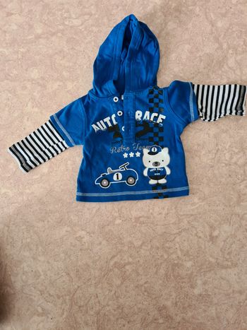 Tee shirt avce capuche