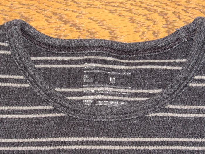Pull GAP à rayures noir et gris foncé - Taille M - photo numéro 4