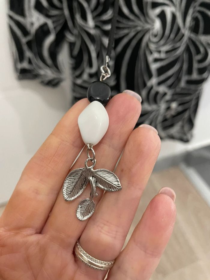 Blouse femme taille 52 noir & blanc - photo numéro 5