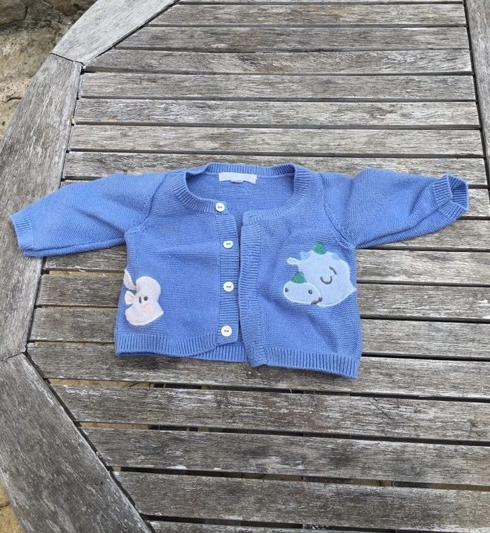 Ensemble et gilet 1 mois - photo numéro 3