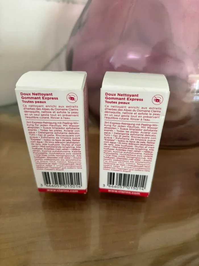 Lot de 2 doux nettoyant gommage express Clarins - photo numéro 4