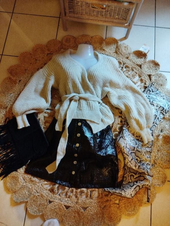 Pull gilet portefeuille Made in Italy