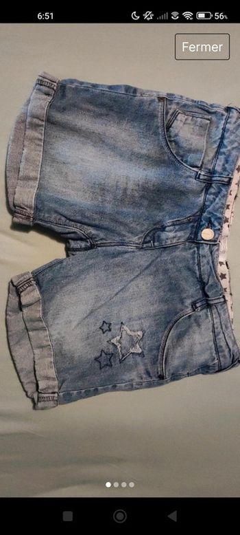 Short en jean