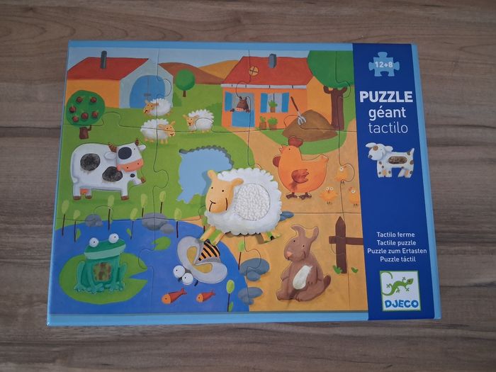 Puzzle géant tactilo de djeco - photo numéro 2