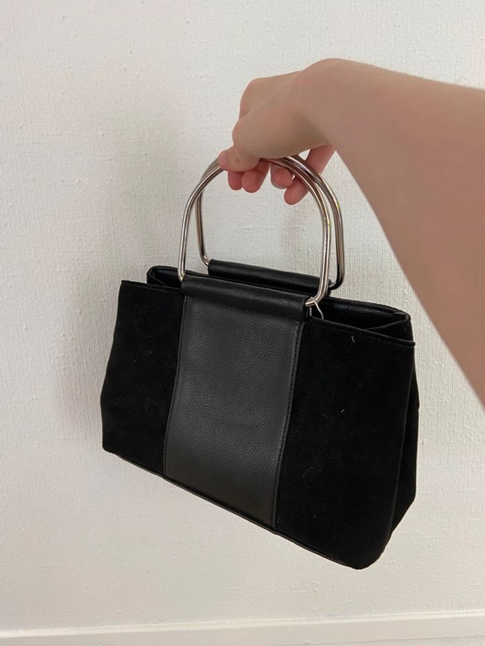 Mini sac à main noir de soirée