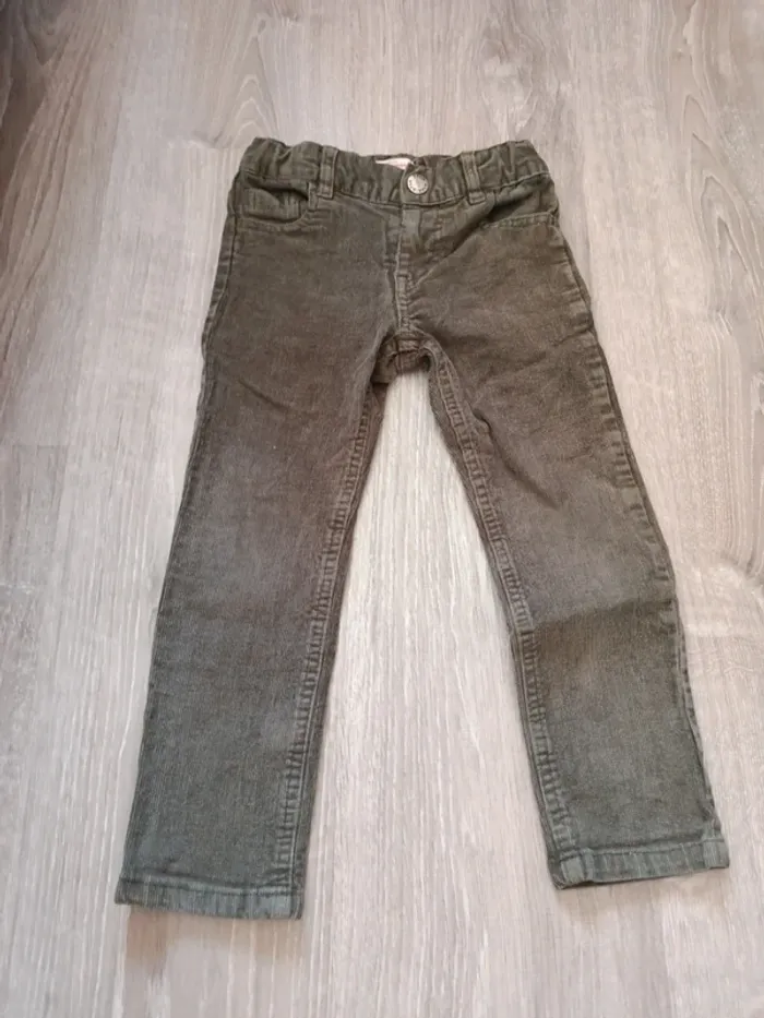 Pantalon velours slim 3 ans