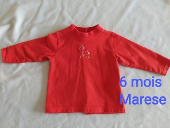 T -shirt manches longues 6 mois Marèse