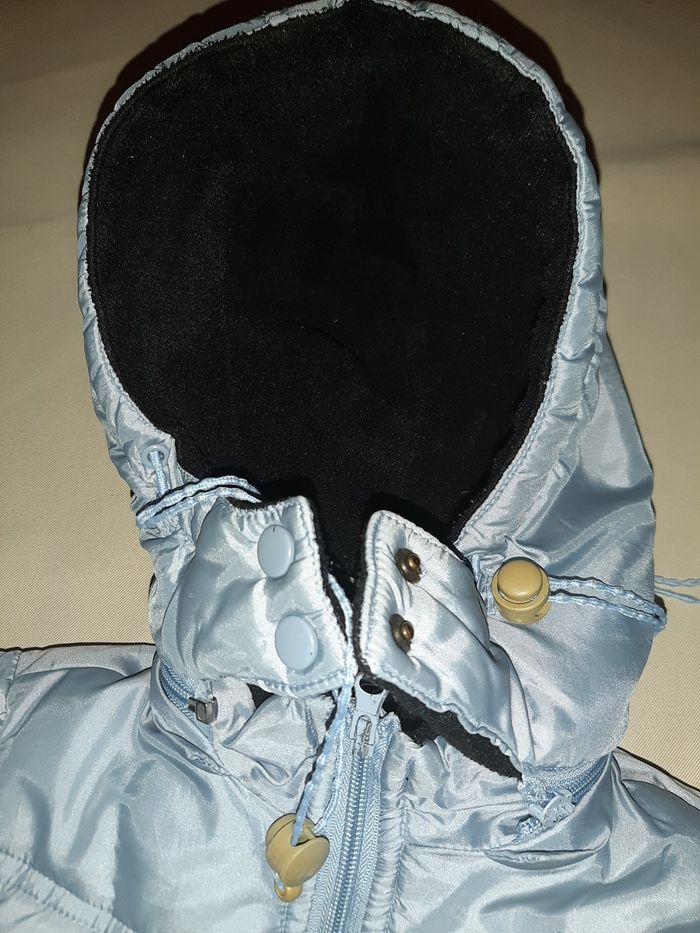 Doudoune chaude bleu clair fille - 3 ans - Kiss Melody - photo numéro 9