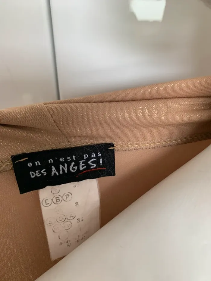 Robe longue dorée Paillettée - photo numéro 3