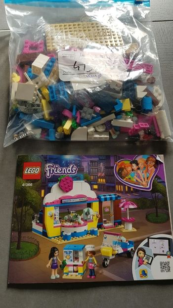 Lego friends 41366: le cupcake café d Olivia