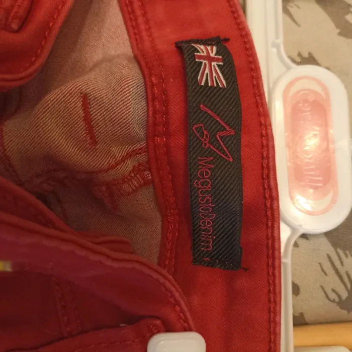 Pantalon rouge femme taille 38 megusto denim - photo numéro 3