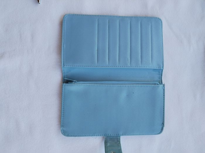 Portefeuille multipoches Portemonnaie bleu - photo numéro 6
