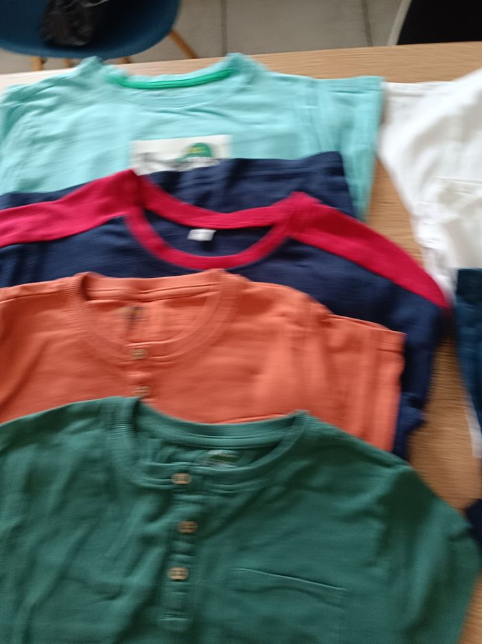 Lot tee shirts manches longues garçon 10 ans - photo numéro 9