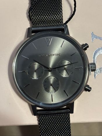 Montre Paul Valentine - Graphite Black - Neuve