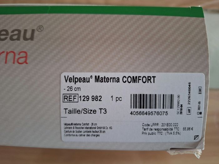 Ceinture grossesse velpeau materna T3 - photo numéro 3