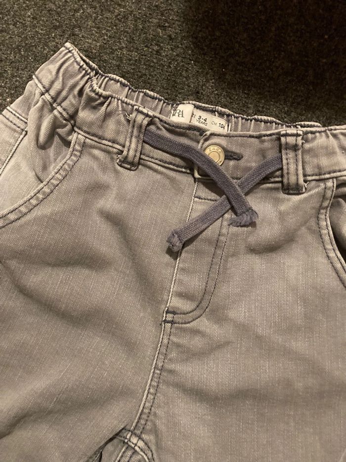 Pantalon gris Zara - Enfant 3-4 ans (104 cm) - photo numéro 2