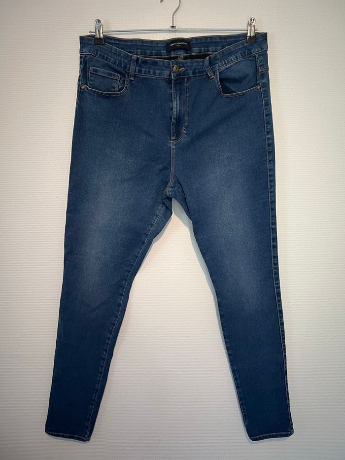 Jean skinny bleu foncé taille 48 Only Carmakoma - photo numéro 7