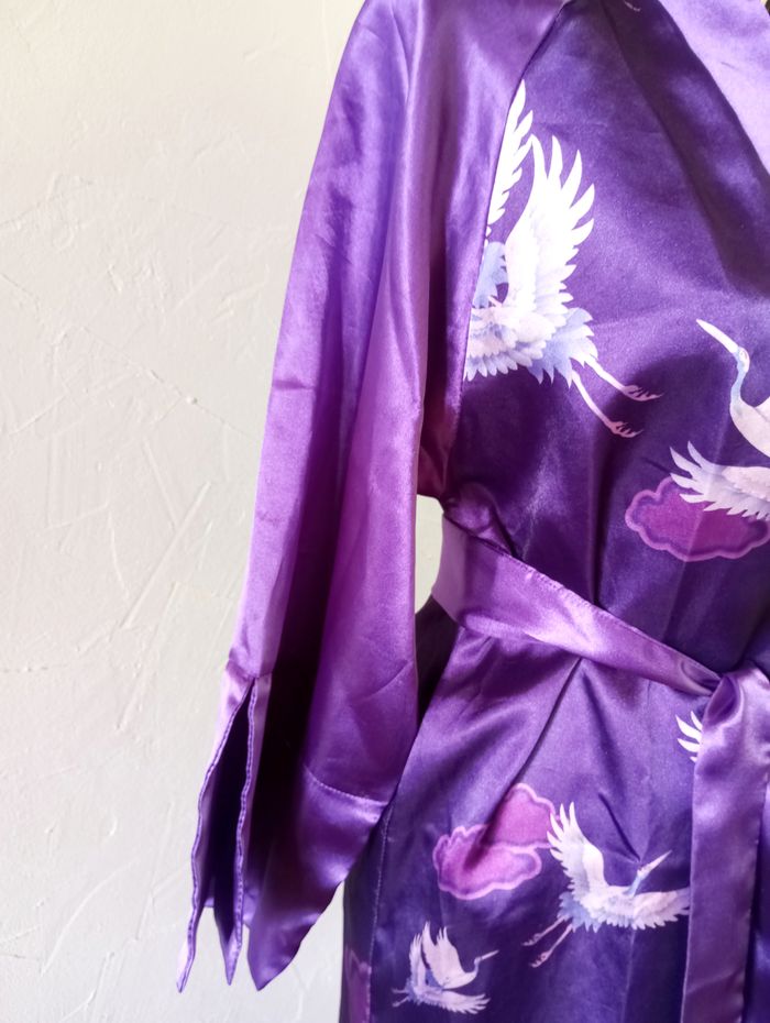 🌸Peignoir façon kimono, taille unique - photo numéro 2