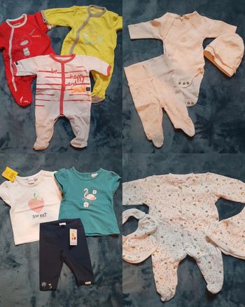Lot vêtements bébé fille 1 mois