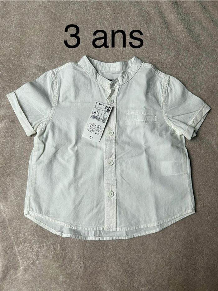 Chemise blanche 3 ans