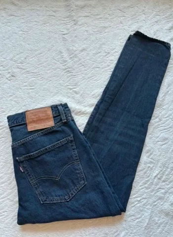 Jean levi’s lot 501 S bleu foncé homme coupe slim taille W28 38 M L32