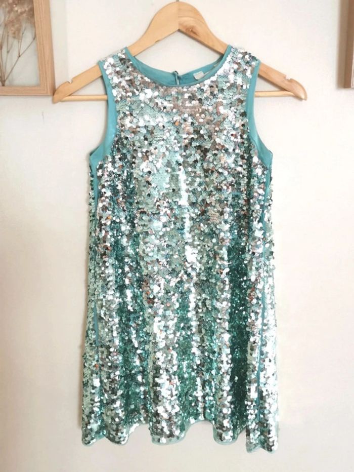 Robe sequins soirée anniversaire fille 10 ans H&M