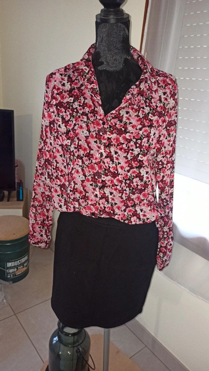 Jupe effet velour - photo numéro 4