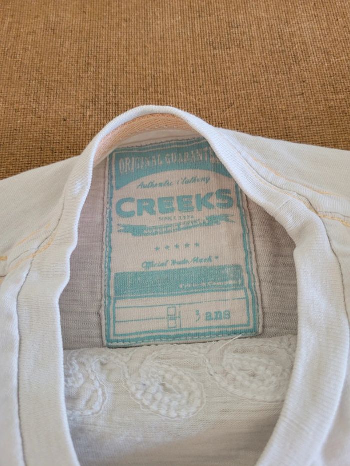 Lot de t-shirts Creeks sans et avec manches taille 3ans - photo numéro 5