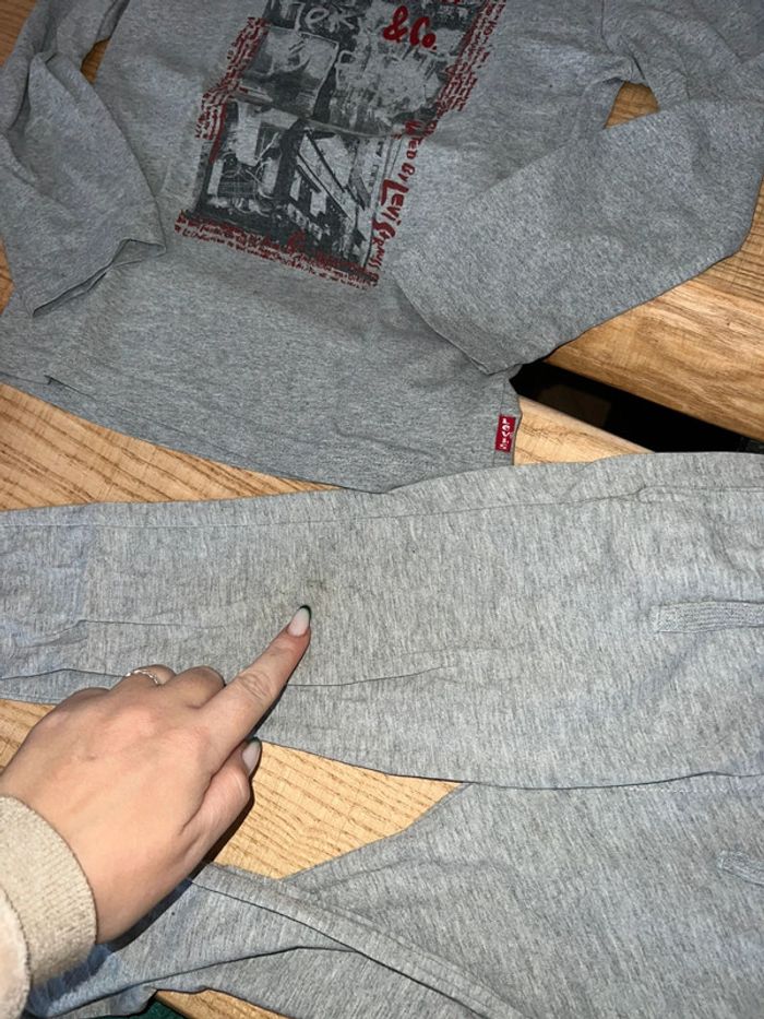 Ensemble H&M levis okaidi 6-7 ans 6 7 t-shirt pantalon legging foulard cheich - photo numéro 2