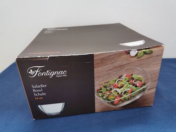 Saladier en verre - neuf - Fontignac