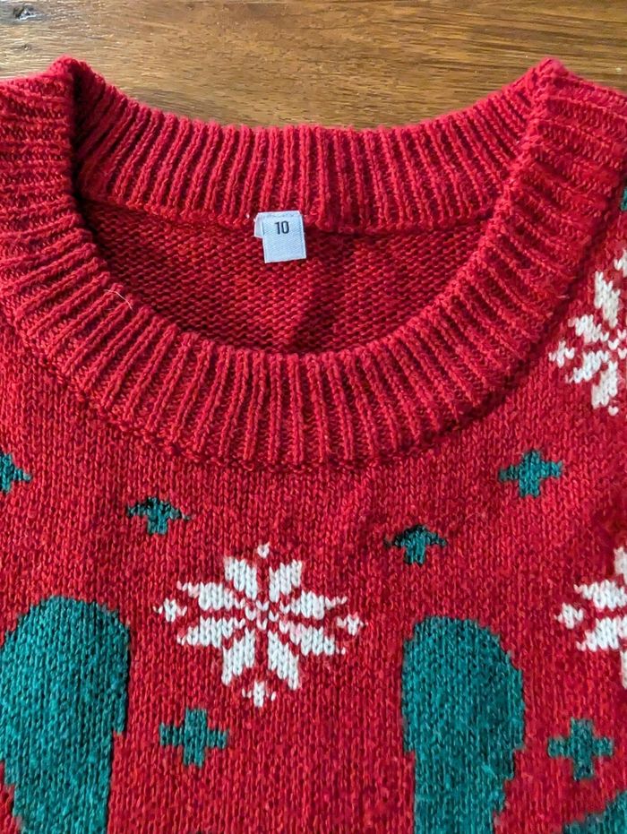 Pull de Noël 10 ans - photo numéro 2