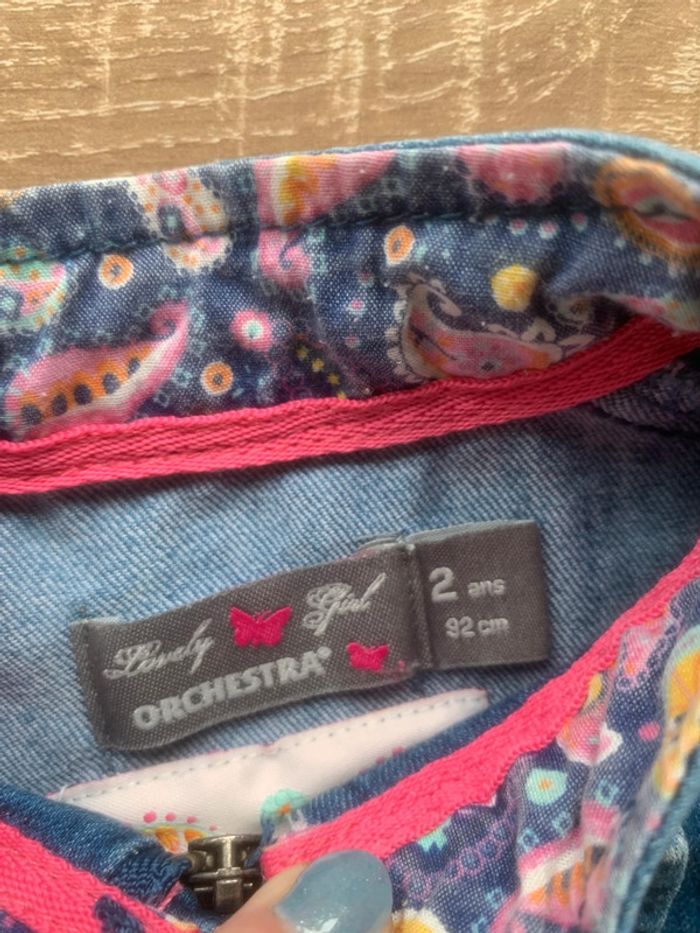 • Veste en jean fille Orchestra ~ 2 ans • - photo numéro 4