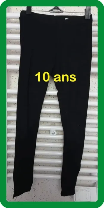 Legging noir Kiabi Taille 10 ans
