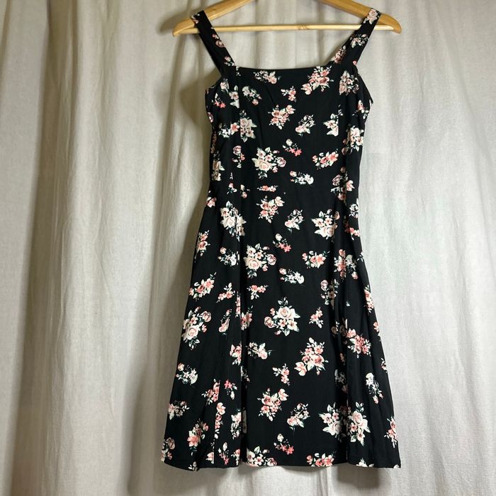 Robe patineuse d’été à fleurs