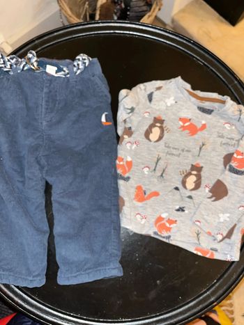Ensemble pantalon et teeshirt sergent major