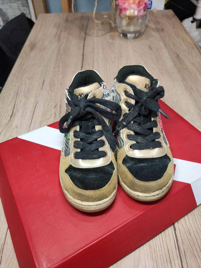 Basket cuir kickers 25 - photo numéro 2