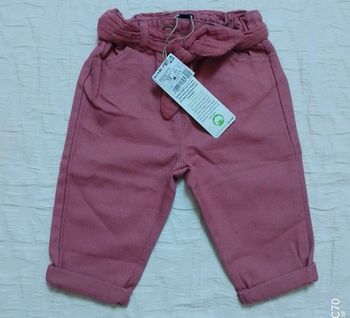 Kiabi pantalon coton épais coupe mom 12 mois
