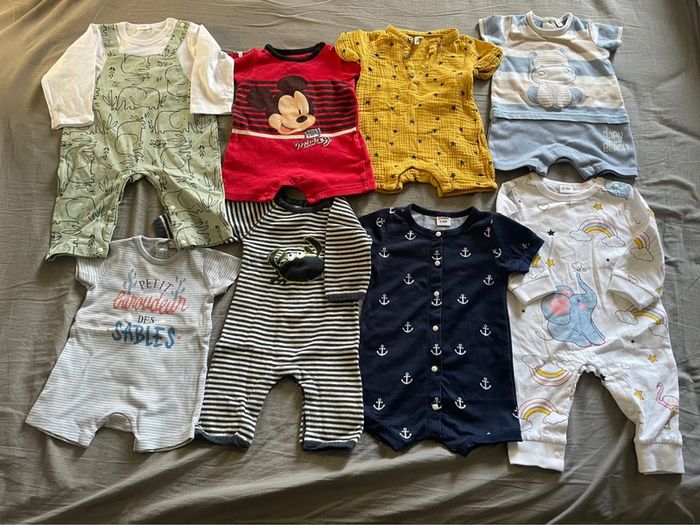 Lot barboteuses 3 mois