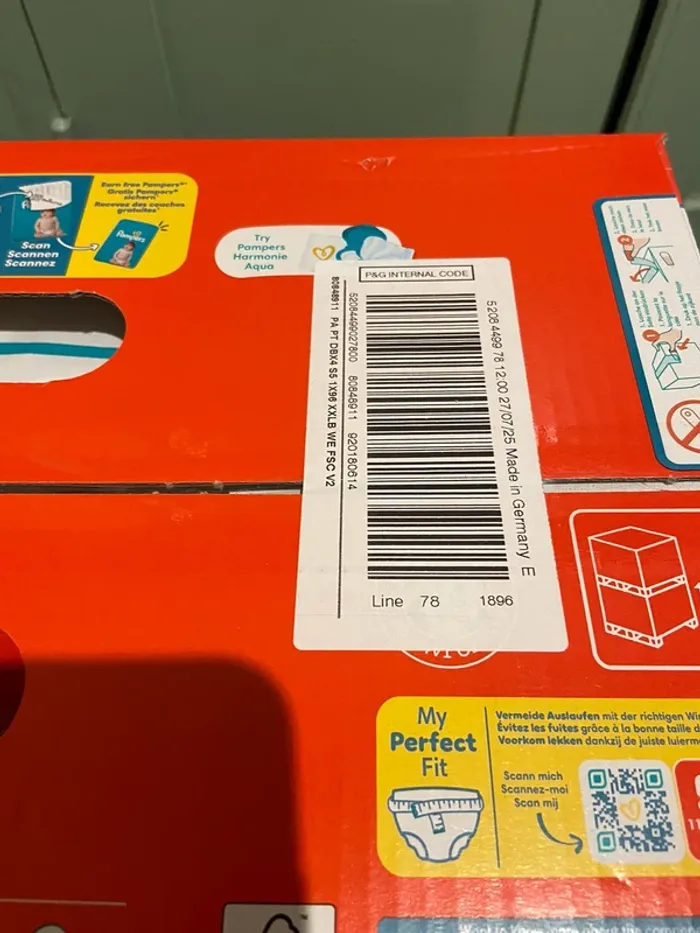 2 packs Pampers Pants 192 couches taille 5 - photo numéro 2