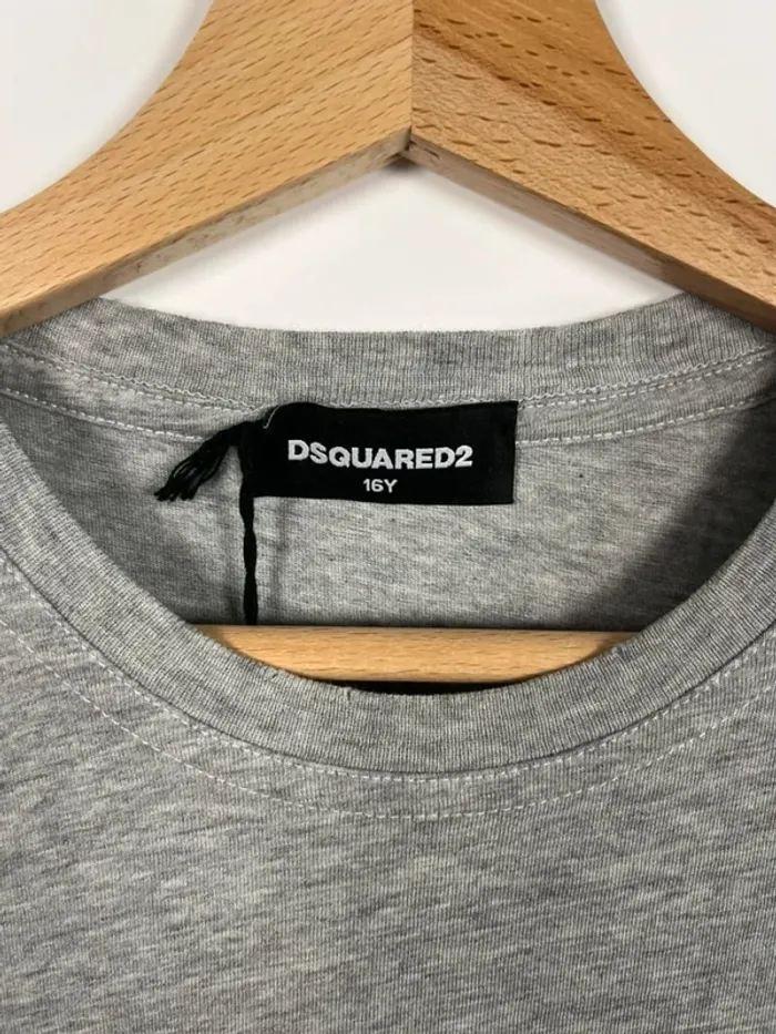 T-shirt gris Dsquared2 Icon neuf - photo numéro 2