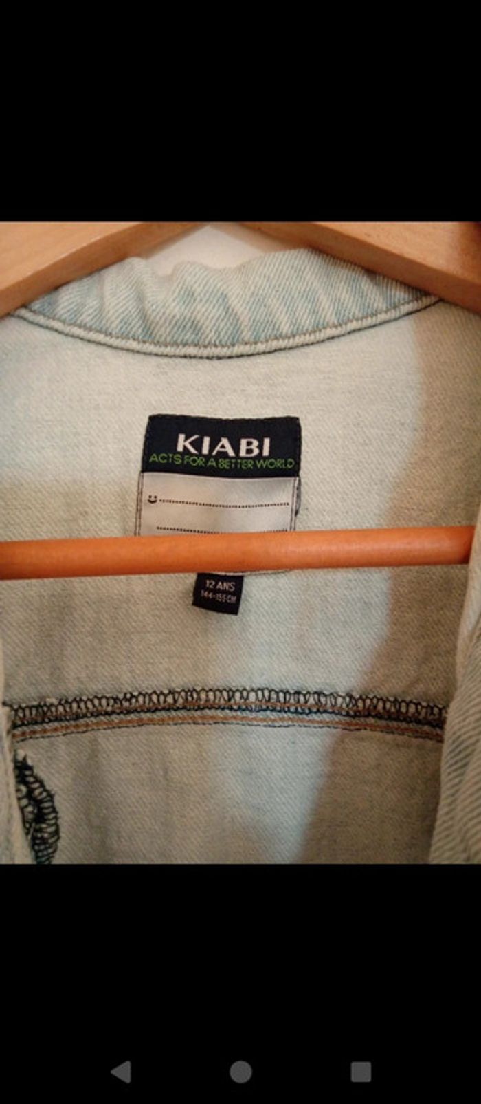 Veste en jean taille 12 ans. Kiabi - photo numéro 4