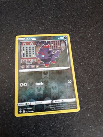 Zorua reverse carte Pokémon neuve