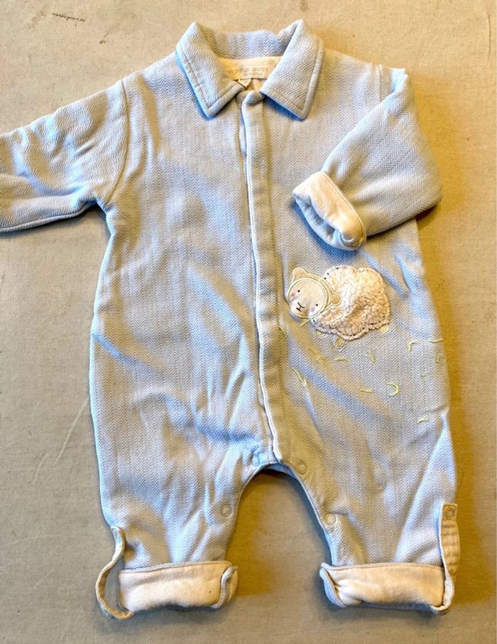 Ensemble veste et combinaison doublée molletonnée 12 mois Petit Boy - photo numéro 11