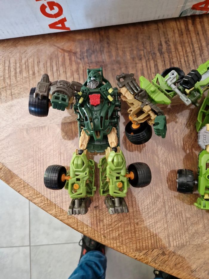 Lot de 4 transformers construc bot - photo numéro 2