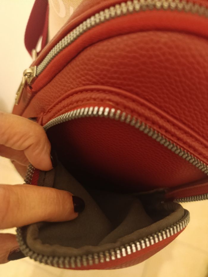 Sac bandoulière Flora&Co Paris Couleur Bordeaux - photo numéro 2