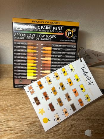 Feutres tooli art jaune