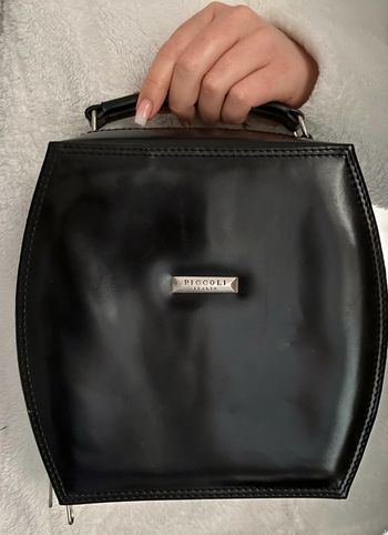 Sac noir verni Piccoli Italia Vintage